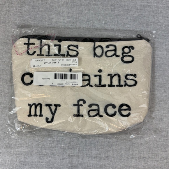 Slogan Print Cosmetic Bag - Picture 5 of 6